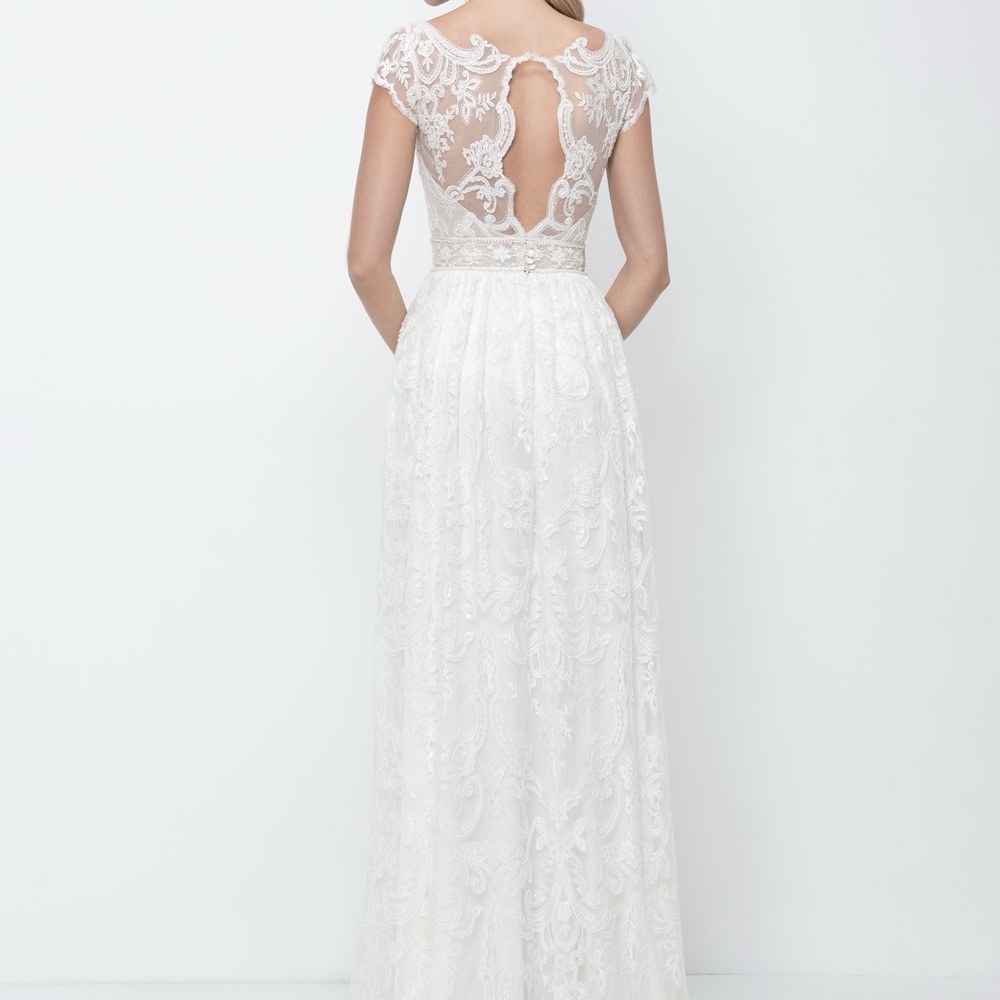 NWT Lihi Hod Sabine Wedding Dress in Ivory (2018) - Picture 8 of 12